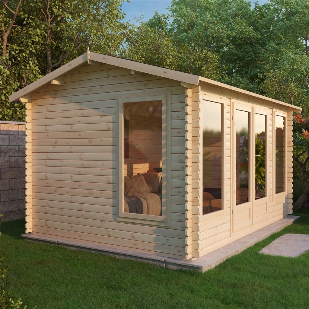 Shedswarehouse Com Oxford Log Cabins 4m X 3m Vermont Log Cabin