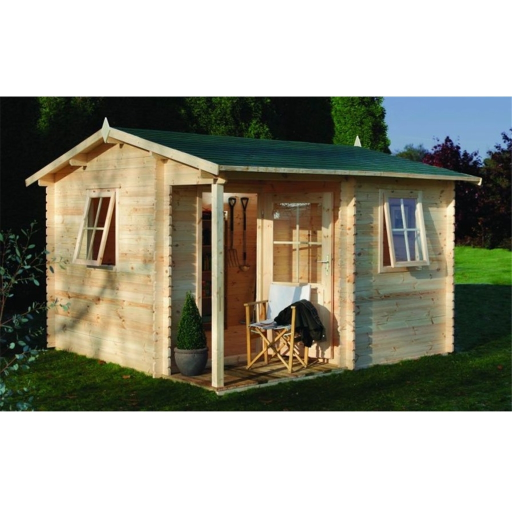 Shedswarehouse Com Hanbury Log Cabins 3 6m X 3 6m Log Cabin