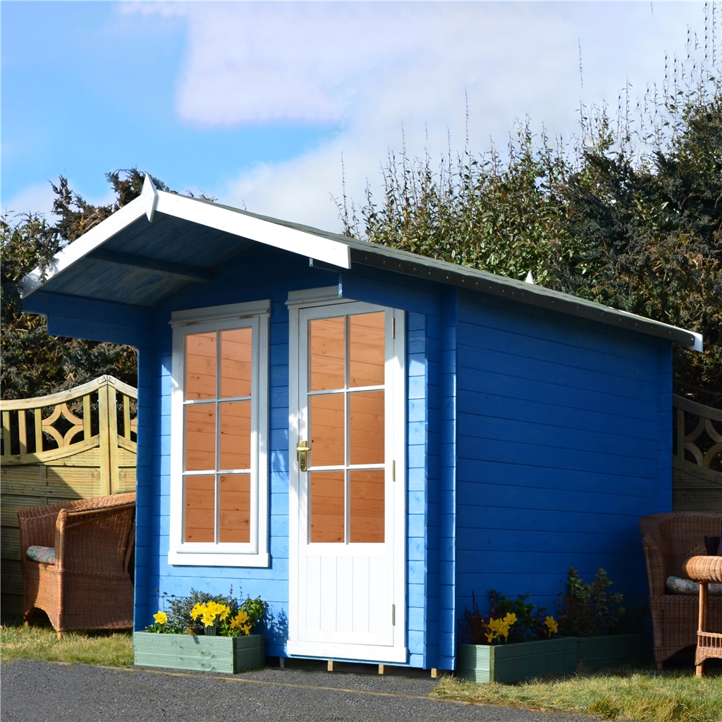 Shedswarehouse Com Stowe 19mm Log Cabins Installed 2 7m X