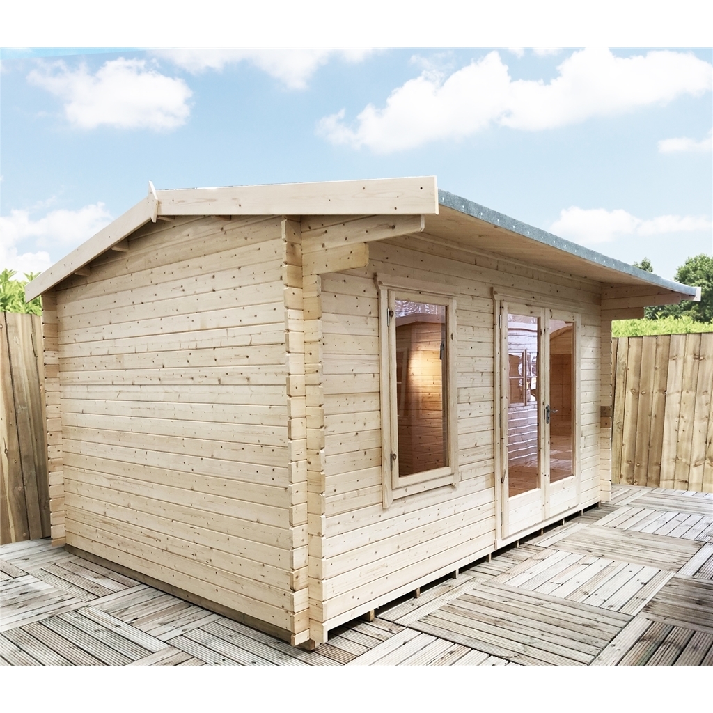 Stowe Premier Log Cabins 2 4m X 3m Shedswarehouse Com