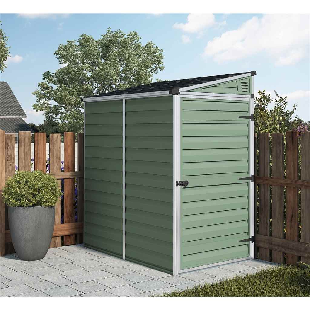 Oxford Plastic Sheds Installed 6ft X 4ft Plastic Pent Shed 18m X 12m 8819