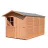 10ft X 7ft  (2.97m X 2.05m) - Tongue And Groove - Apex Garden Wooden Shed / Workshop - 1 Window - Single Door - 12mm Tongue And Groove Floor