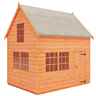 6ft X 8ft Cottage Playhouse (12mm Tongue And Groove Floor And Roof)