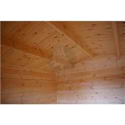 8.5m X 4.5m Premier Morzine Log Cabin - Double Glazing - 44mm Wall Thickness