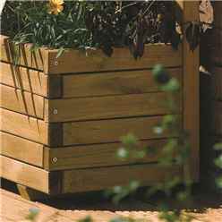 Deluxe Rectangular Planter And Lattice (211 X 14)