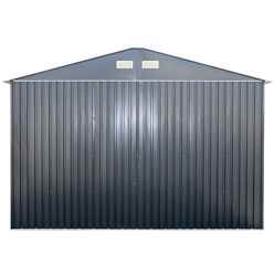 12ft X 20ft Value - Metal Garage - Anthracite Grey (3.72m X 6.04m)