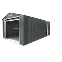 12ft X 20ft Value - Metal Garage - Anthracite Grey (3.72m X 6.04m)