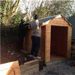 8ft X 6ft Deluxe Rowlinson Security Tongue & Groove Shed (12mm T&g Floor)