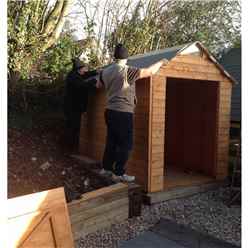 6ft X 4ft Deluxe Rowlinson Security Tongue & Groove Shed (12mm T&g Floor)