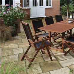 Deluxe Bali 10 Seater Garden Furniture Set (7ft X 3ft)