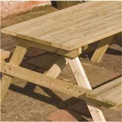 Deluxe Picnic Garden Table (4ft X 5ft)