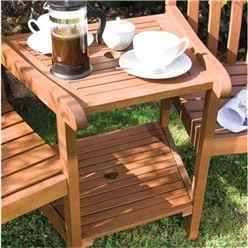 2 Seater Deluxe Hampton Hardwood Companion Garden Seat (6ft X 2ft)