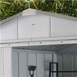 6ft 1 X 7ft 5 Apex Metal Shed With Free Anchor Kit (2.02m X 2.37m)