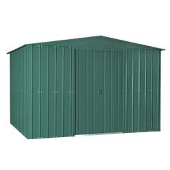 10ft X 8ft Premier Easyfix – Apex – Metal Shed - Heritage Green (3.07m X 2.47m)