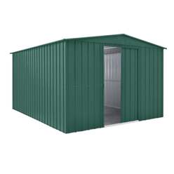 10ft X 8ft Premier Easyfix – Apex – Metal Shed - Heritage Green (3.07m X 2.47m)