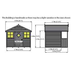 ShedsWarehouse.com | Stowe Playhouses (S) | 6ft X 5ft (1.79m X 1.19m ...