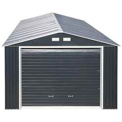 12ft X 20ft Value - Metal Garage - Anthracite Grey (3.72m X 6.04m)