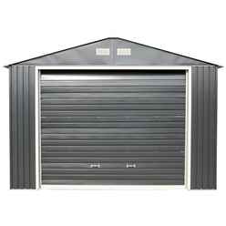 12ft X 20ft Value - Metal Garage - Anthracite Grey (3.72m X 6.04m)