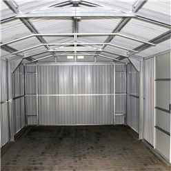 12ft X 20ft Value - Metal Garage - Anthracite Grey (3.72m X 6.04m)