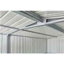 10ft X 19ft Premier Easyfix - Double Hinged - Metal Garage - Anthracite Grey (3.07m X 5.88m)