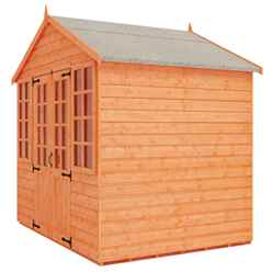 8ft X 8ft Classic Summerhouse (12mm Tongue And Groove Floor And Apex Roof)