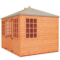 10ft X 8ft Pavilion Summerhouse (12mm Tongue And Groove Floor And Roof)