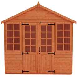 10ft X 8ft Classic Summerhouse (12mm Tongue And Groove Floor And Apex Roof)