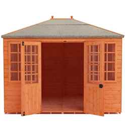 10ft X 8ft Pavilion Summerhouse (12mm Tongue And Groove Floor And Roof)