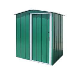 5ft X 4ft Value Apex Metal Shed - Green (1.62m X 1.22m)