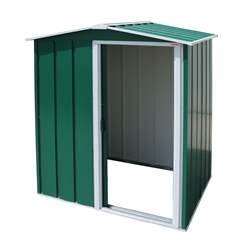 5ft X 4ft Value Apex Metal Shed - Green (1.62m X 1.22m)