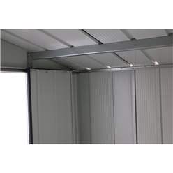 10ft X 10ft Value Apex Metal Shed - Anthracite Grey (3.22m X 3.02m)