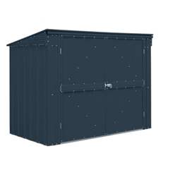 5ft X 3ft Premier Easyfix – Pent – Double Bin Store -Anthracite Grey (1.74m X 1.01m)