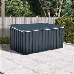 4ft X 2ft Value Metal Storage Box - Anthracite Grey (1.34m X 0.73m)