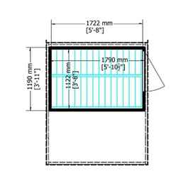 ShedsWarehouse.com | Stowe Summerhouses (S) | 6ft X 4ft (1.79m X 1.19m ...