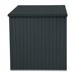 6ft X 5ft Heavy Duty Apex Metal Shed - Anthracite Grey