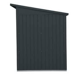 6ft X 5ft Heavy Duty Apex Metal Shed - Anthracite Grey