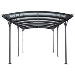 DISCO * 10ft X 16ft Aluminium Curved Carport