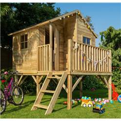 7.6ft X 6.6ft Hide Out Playhouse (2.30m X 2.01m)