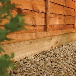 Pack Of 3 - Pressure Treated Timber Gravel Board – Green