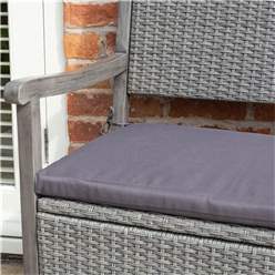 Hardwood Timber Framed Rattan Weave Bench