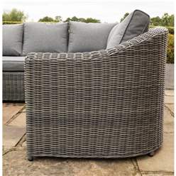 Grey Weave Corner Set