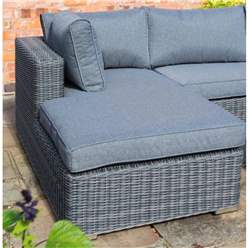 Grey Weave Lounger Set