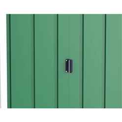 8ft X 8ft Value Apex Metal Shed - Green (2.62m X 2.42m)