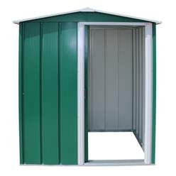 5ft X 4ft Value Apex Metal Shed - Green (1.62m X 1.22m)