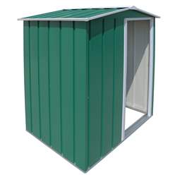 5ft X 4ft Value Apex Metal Shed - Green (1.62m X 1.22m)