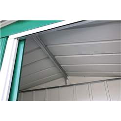 5ft X 4ft Value Apex Metal Shed - Green (1.62m X 1.22m)