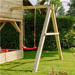 8ft X 9ft Beach Hut Playhouse With Swing (2.43m X 2.78m)