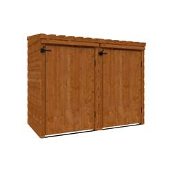 Double Bin Store (12mm Tongue And Groove Floor And Pent Roof)