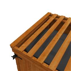 Double Bin Store (12mm Tongue And Groove Floor And Pent Roof)