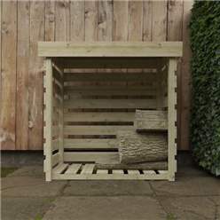 4ft X 2ft Tanalised Log Store